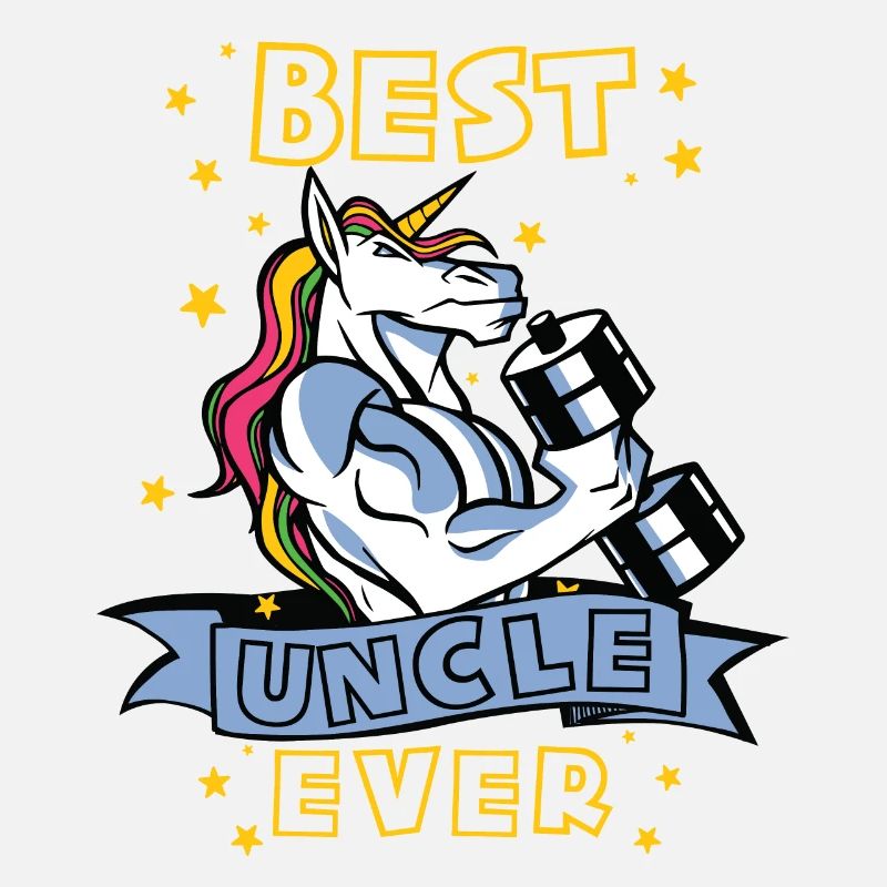 Best Uncle ever Bodybuilder Uncle Unicorn Uncle
