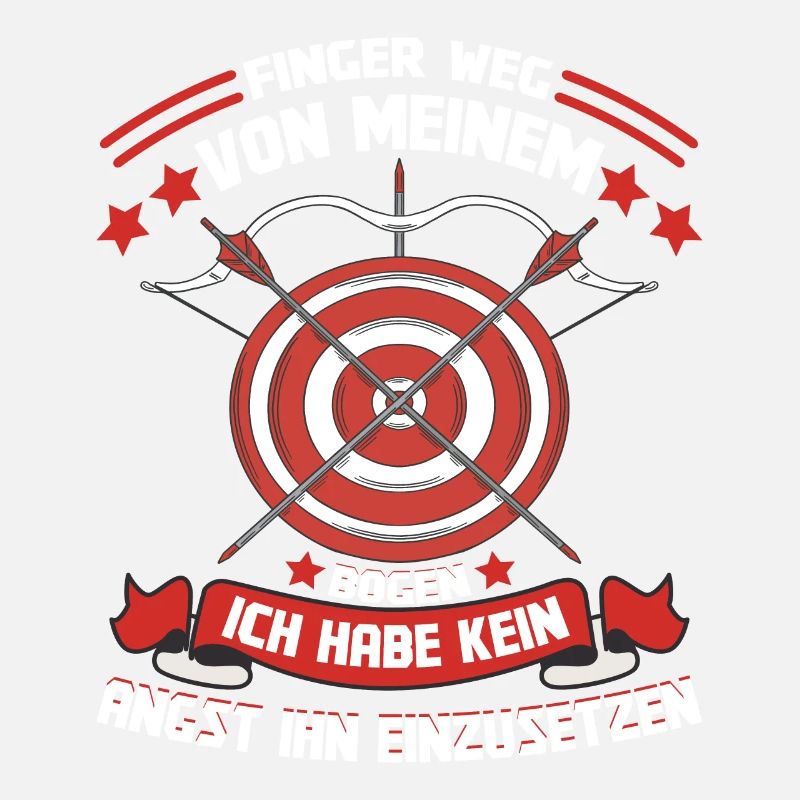 Bogenschießen Bogenschütze Finger weg vom Bogen