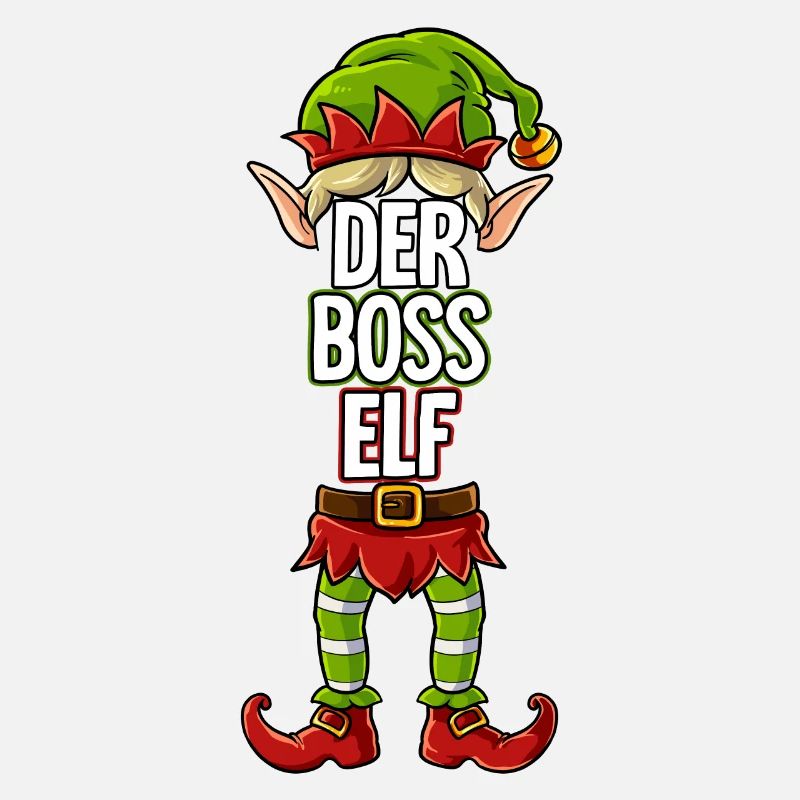 Boss Elf Partnerlook Weihnachten