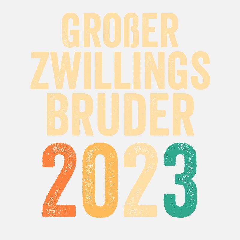 Bruder 2023 Schwanger Zwilling Werdender Bruder