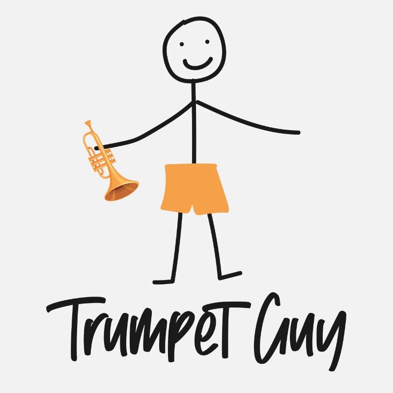 Trumpet Player Minimalistic