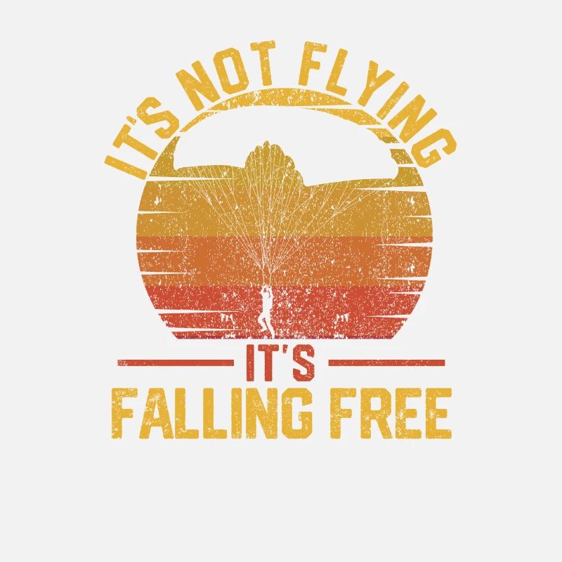 Do not fly, but fall freely Parachute prone