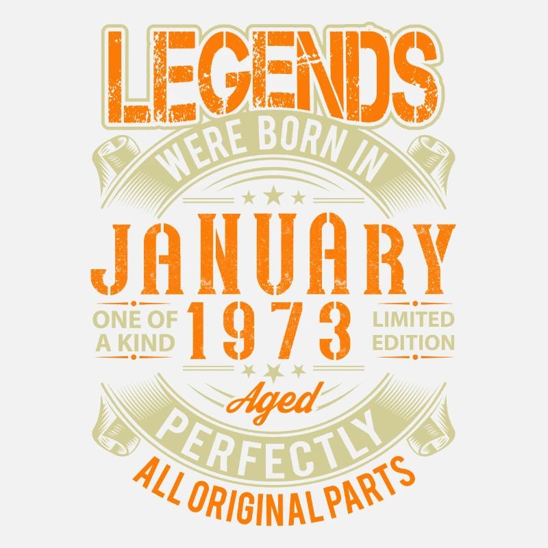 1973 Janvier Birthday Legend