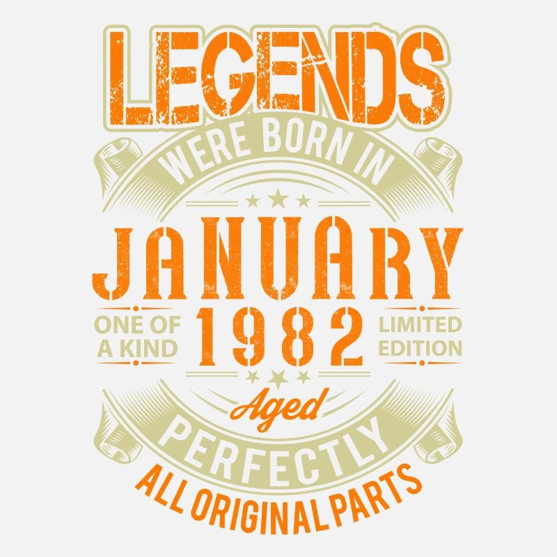 1982 Janvier Birthday Legend