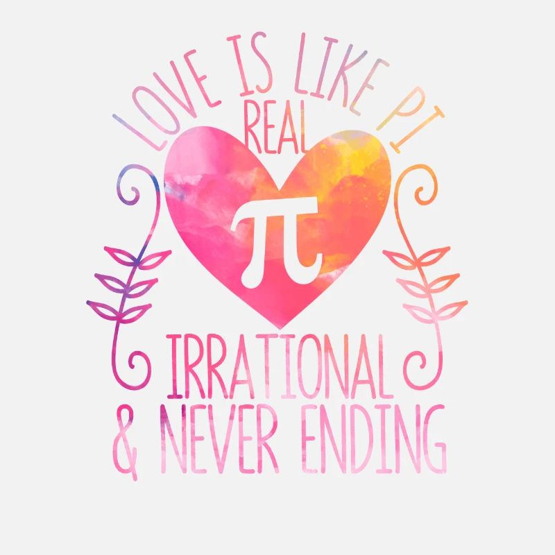 L’amour est comme le du professeur de mathématiques Pi Day