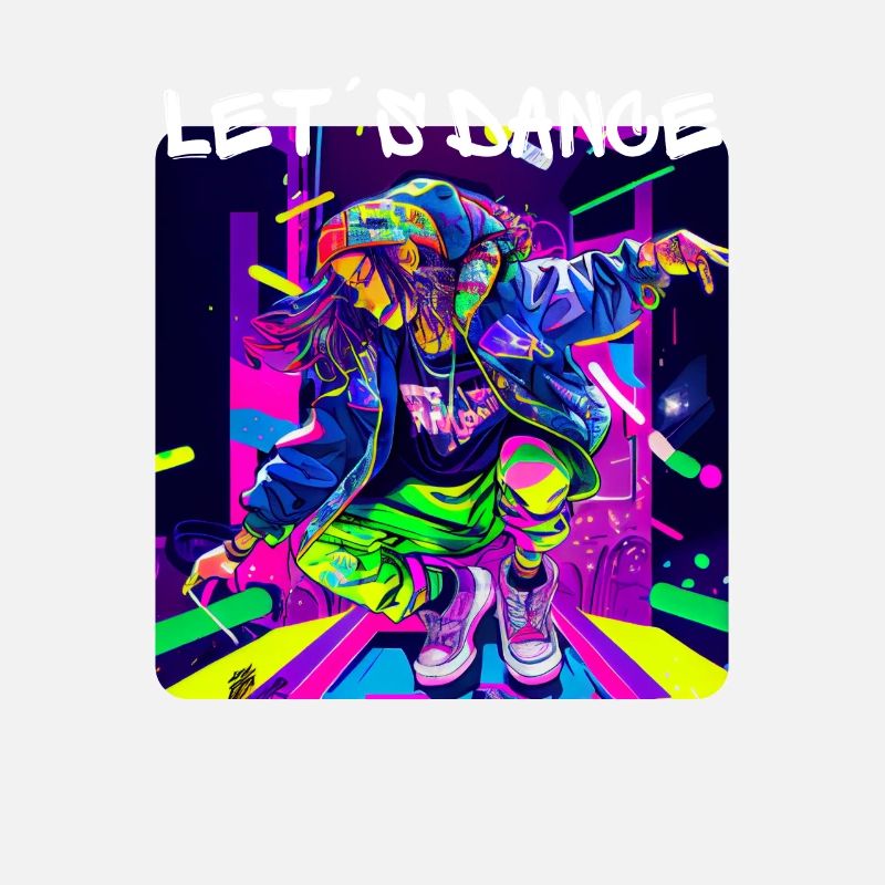 Une femme en graffiti danse dans Disco 3