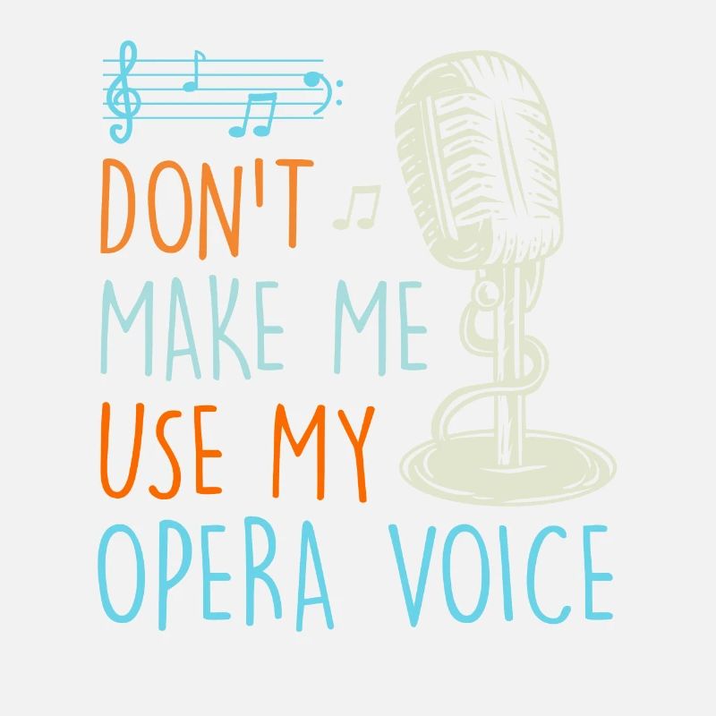 Ne me laisse pas chanter avec ma voix d'opéra