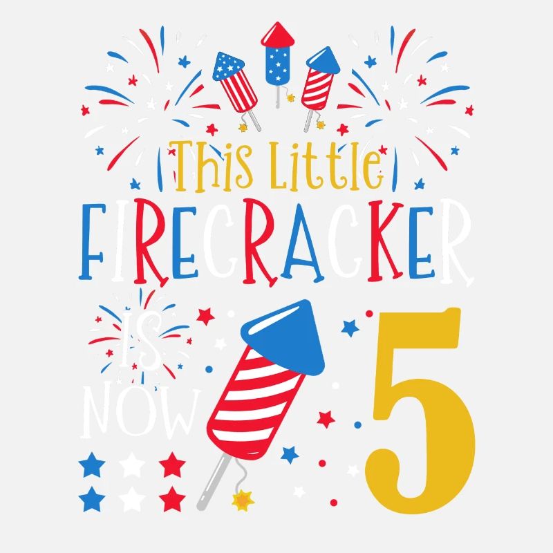 This little firecracker is now 5 July 4 5.