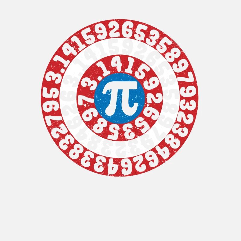 Mathematiker Kapitän Pi Superheld Math Nerd Geek