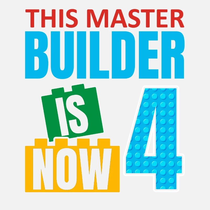 This Master Builder is now 4, Toy Blocks