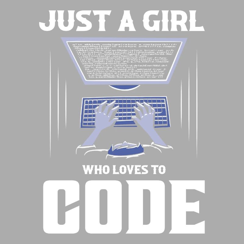 Juste une fille qui aime coder le codage logiciel