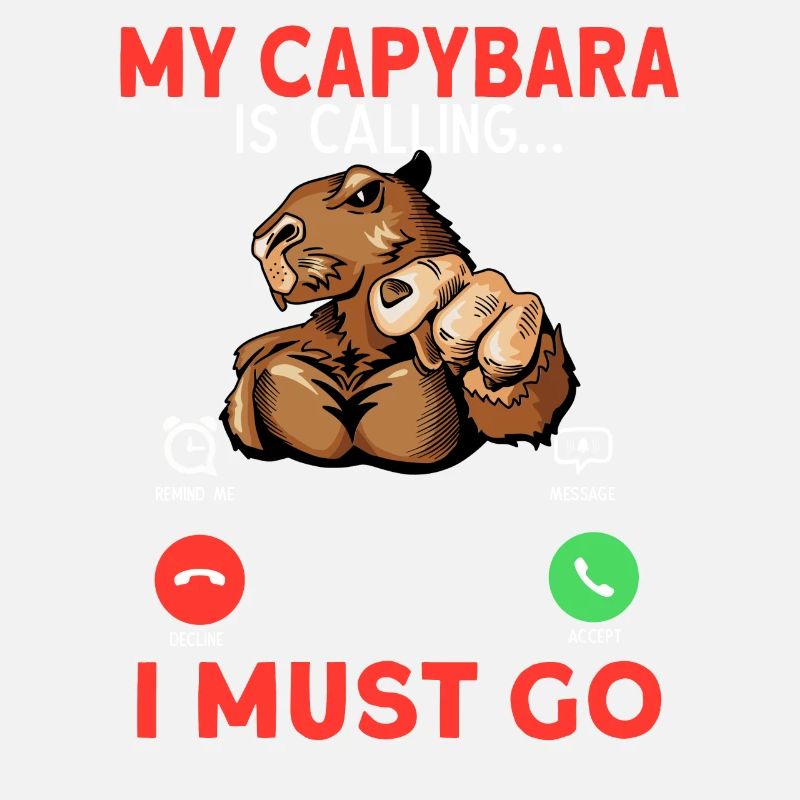 Mon capybara appelle I Must Go