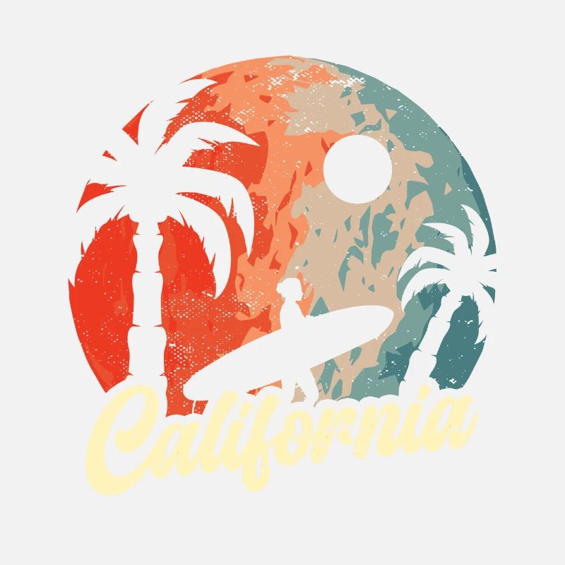 California Summer Sun Palm Beach Water