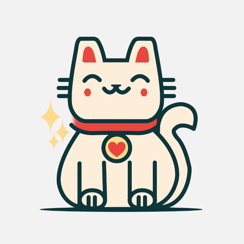 Chat chanceux
