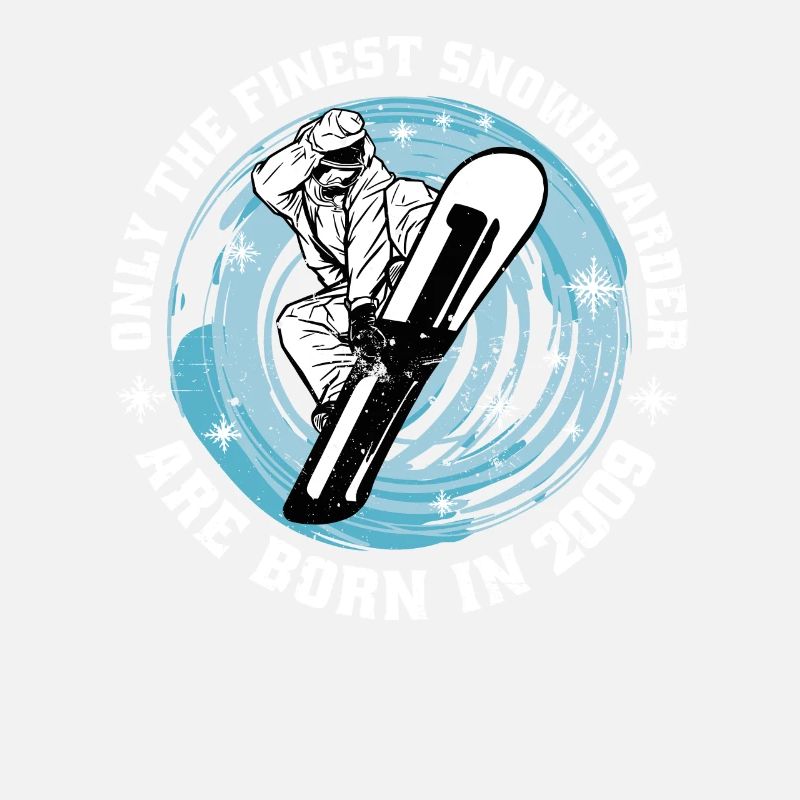 Snowboarder born 2009 birthday snowboarding