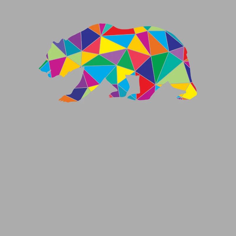 Low Poly Bär Geometrie Polygon Bär