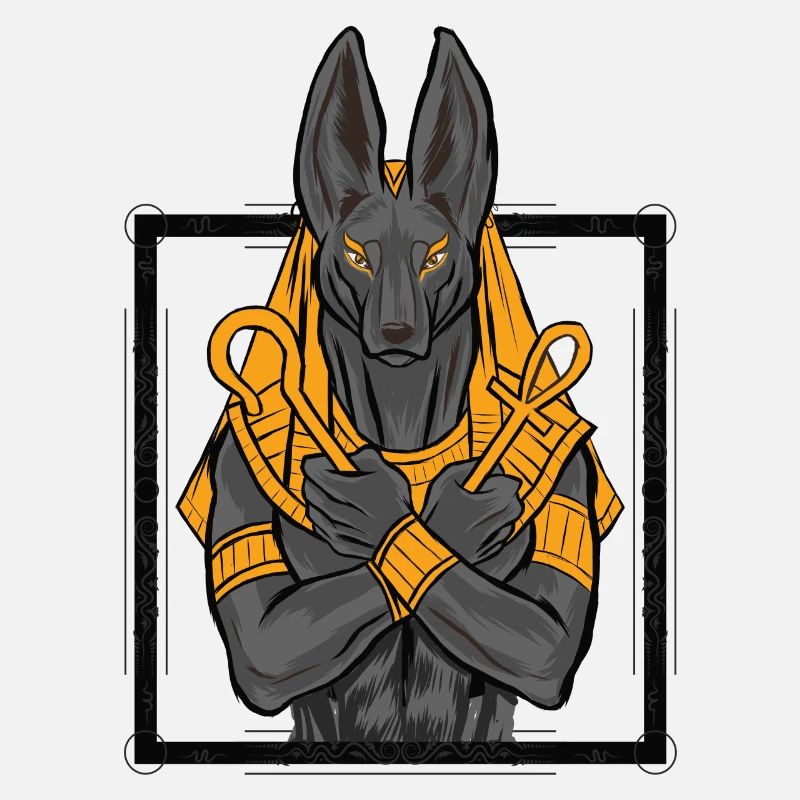 Dieu égyptien Anubis pour anthropologue