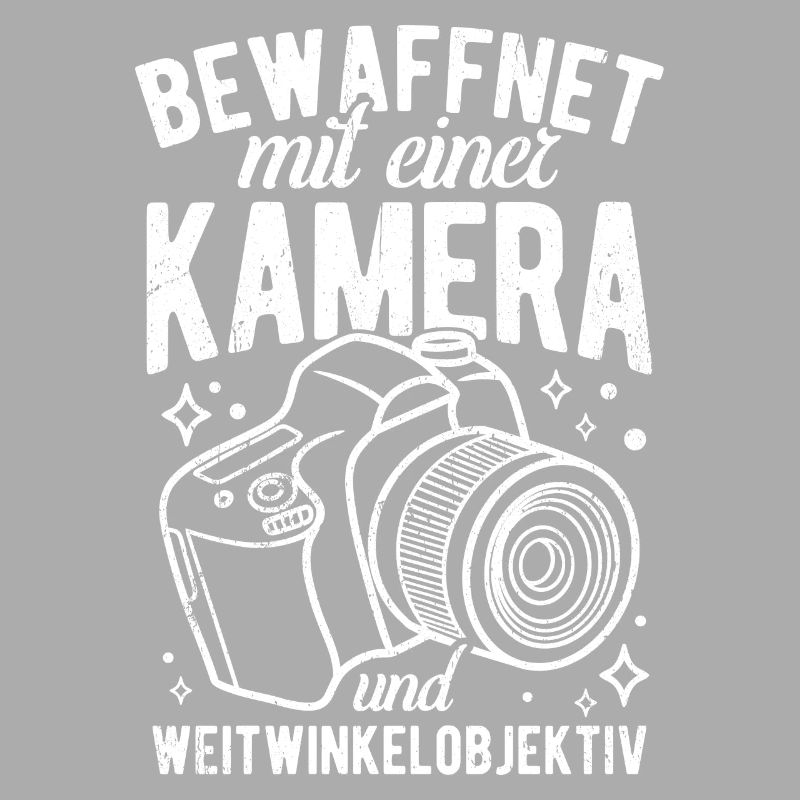 Bewaffnet mit einer KAMERA und WEITWINKELOBJEKTIV