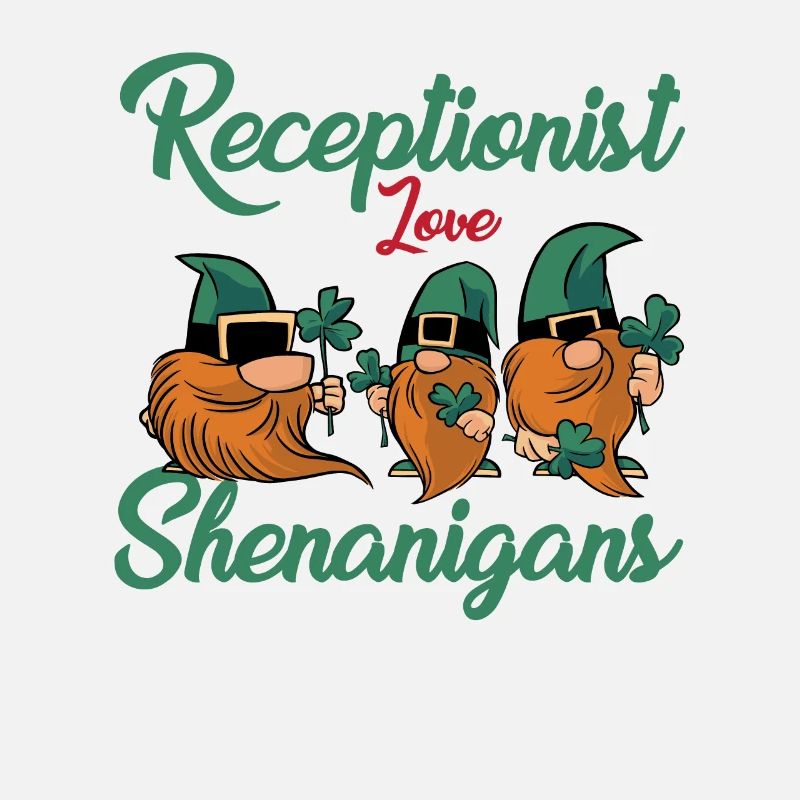 Drôle de réceptionniste Saint-Patrick