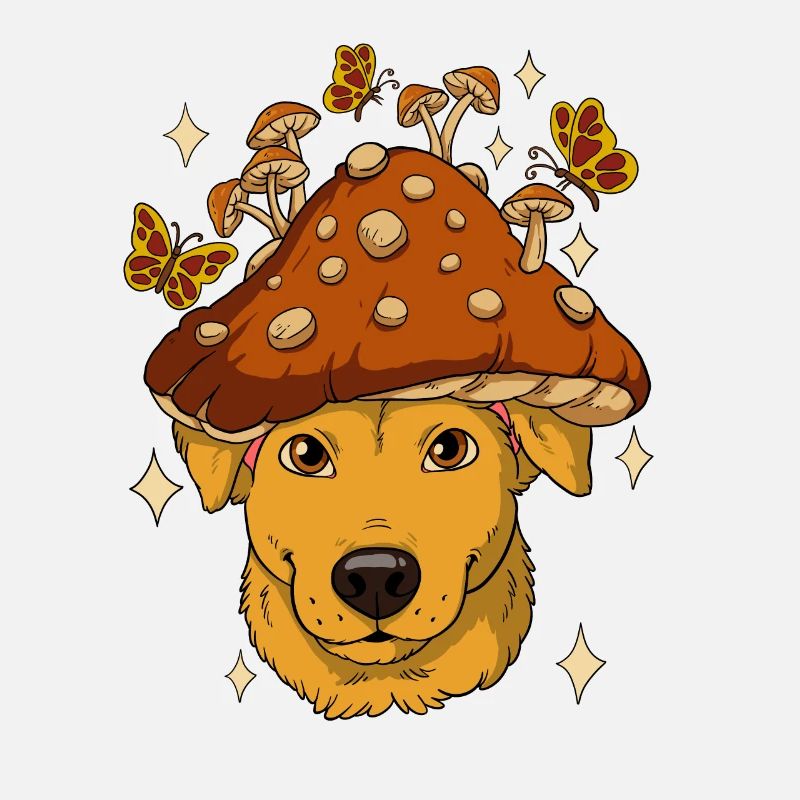 Cottagecore Hund