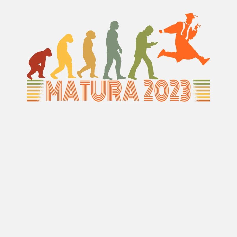 Matura 2023 Abitur passed Evolution retro