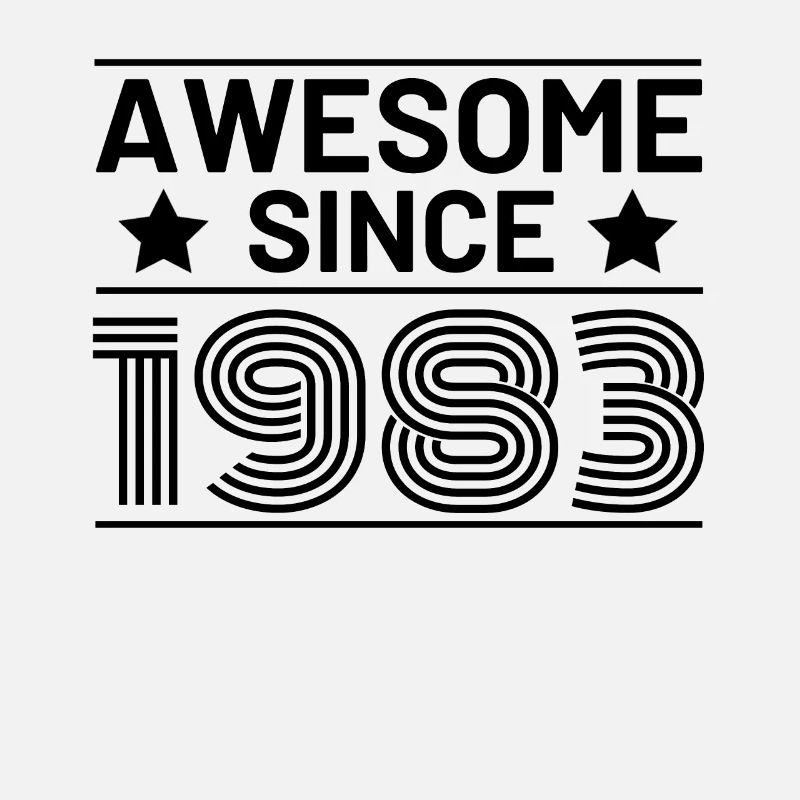 1983 geburtstag retro