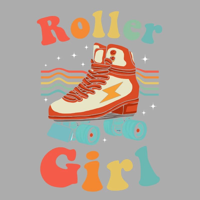 Inline Skate Geschenk Rollerskates Roller 70er