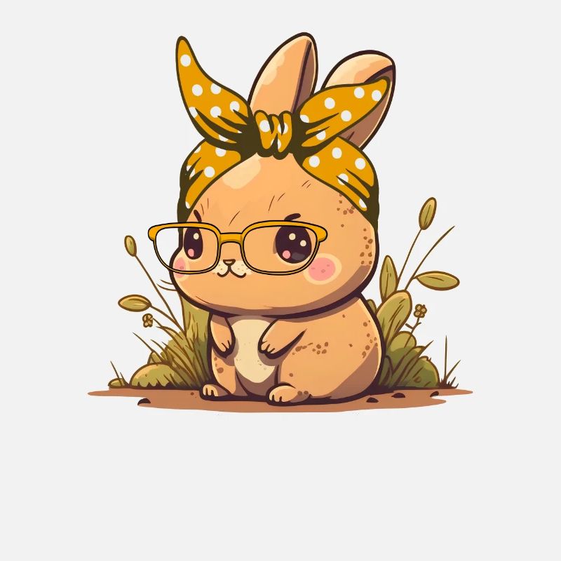 Süße Osterhasen Hasengesicht Cute Bunny
