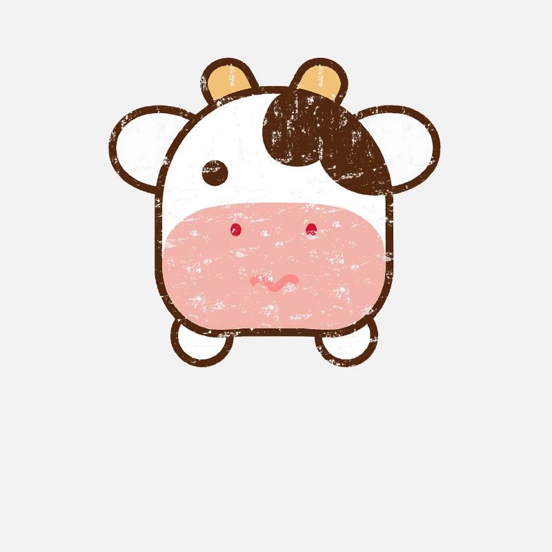 Süße Emo Kuh im Kawaii Stil