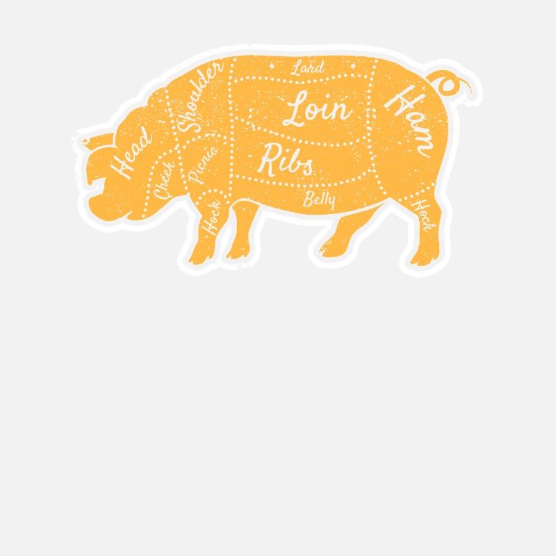 Morceaux de viande de porc effiloché Chef BBQ Grilling Chef