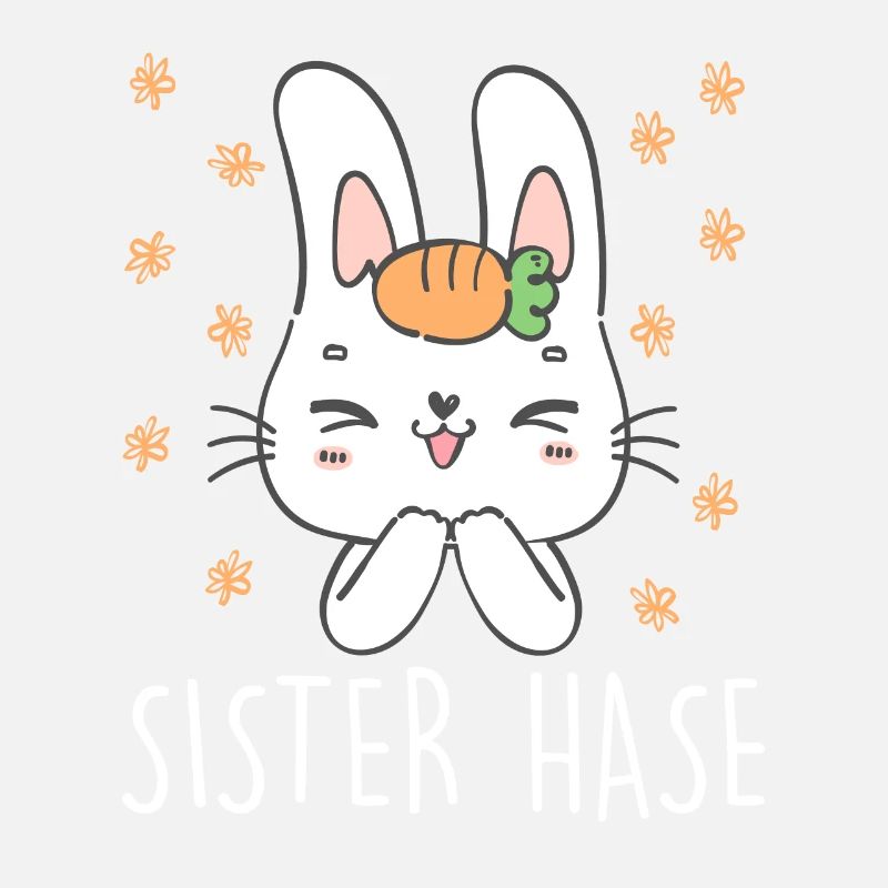 Osterhasen Schwester Easter Bunny Cute