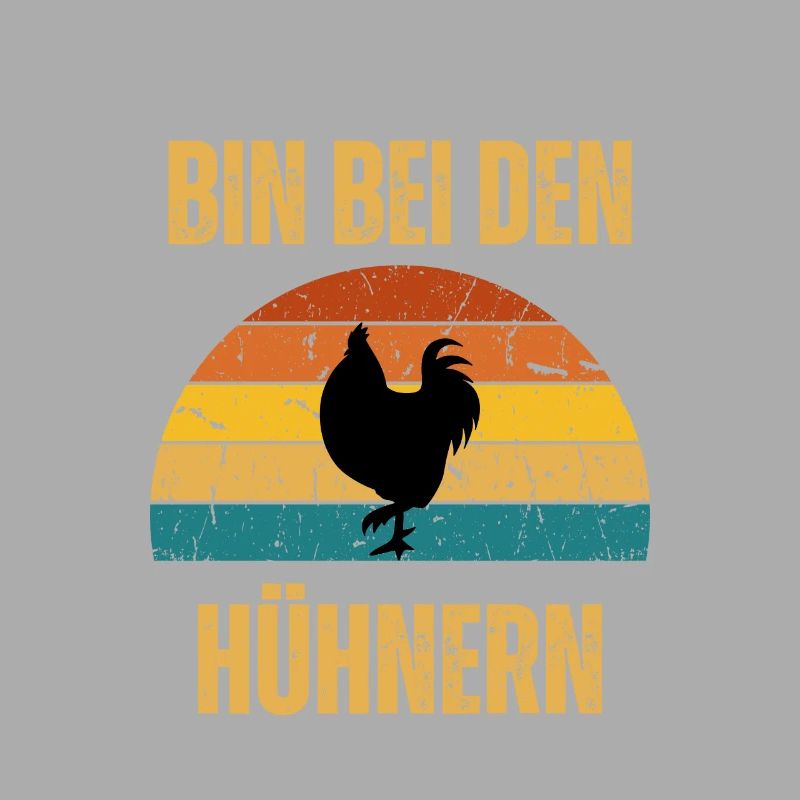 bin bei den Hühnern