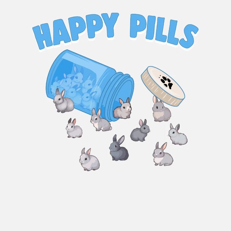 Happy Pills Rabbit Breed Funny Netherland Dwarf