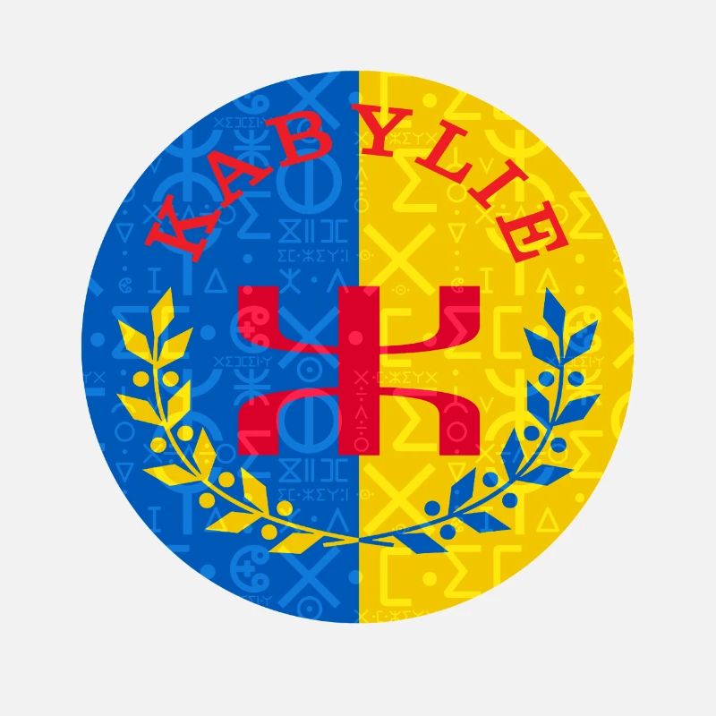 Drapeau Kabylie - écriture tifinagh