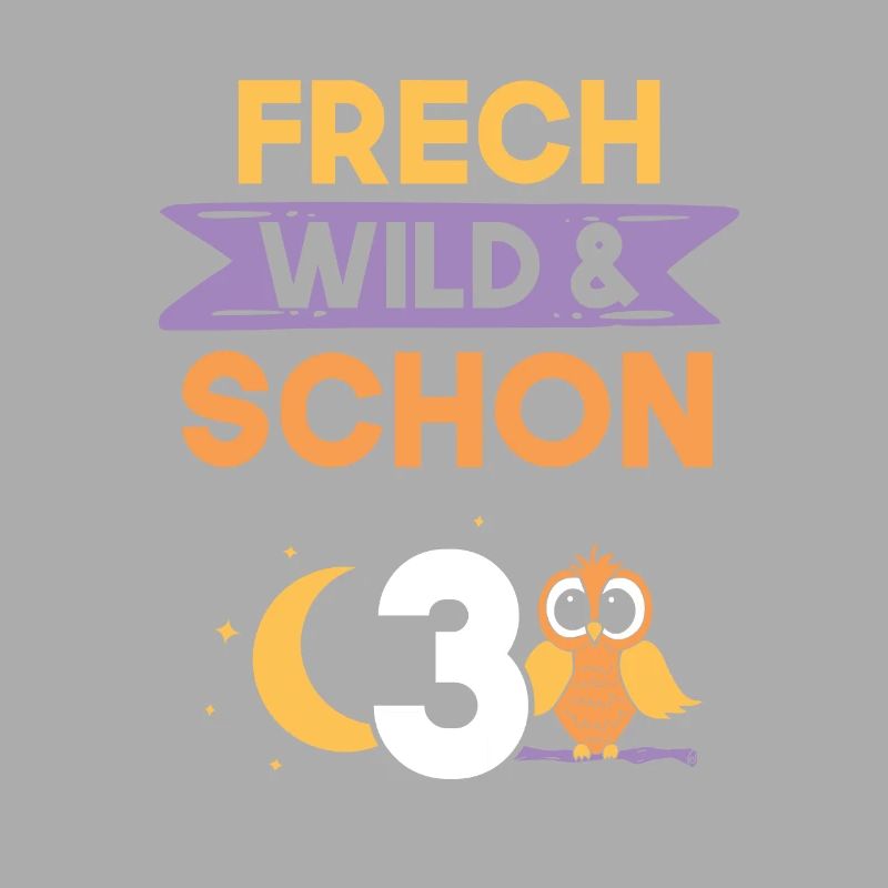 3 Jahre Geburtstag Junge Mädchen Eule
