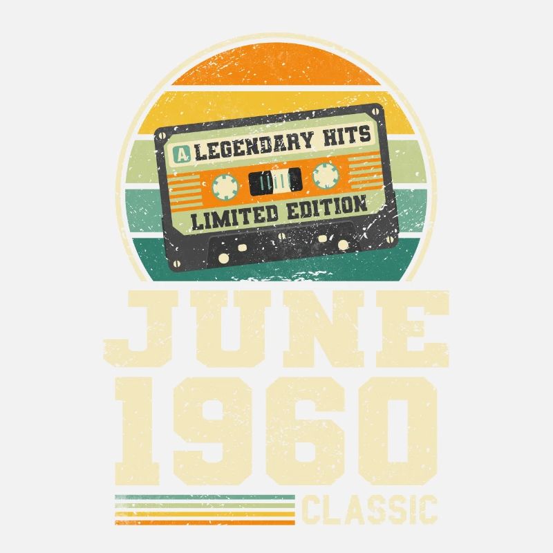 63rd Birthday June Vintage 1960 Gift Idea