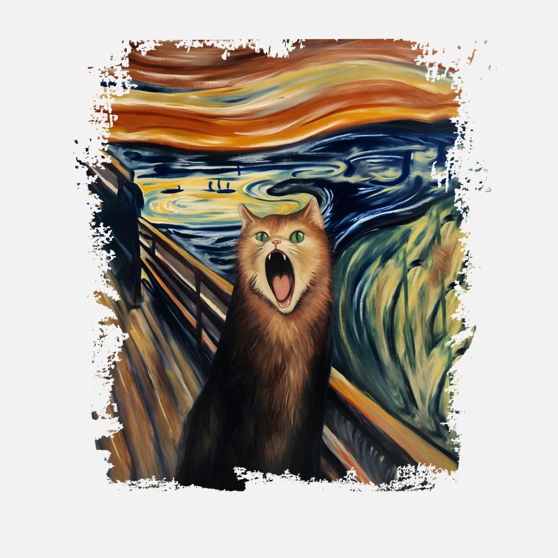 Le Chat Criant Edvard Expressionnisme Munch