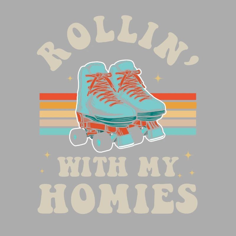 Inline Skate Geschenk Rollerskates Roller 70er