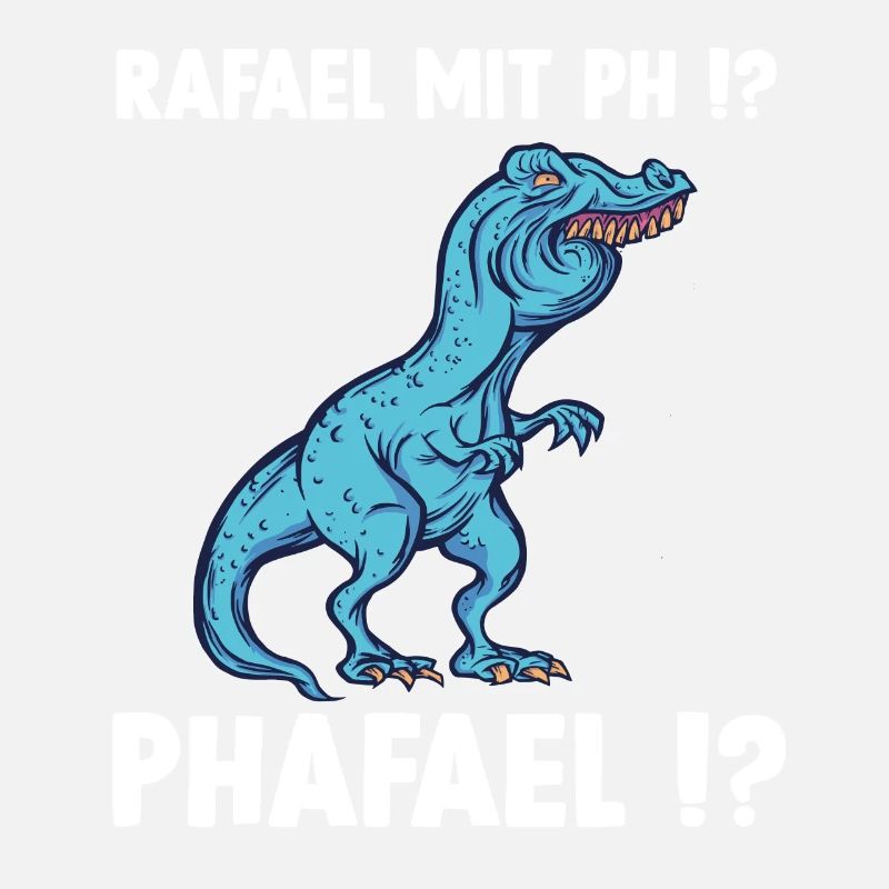 TRex Meme Dinosaurier mit Überbiss Rafael mit ph R