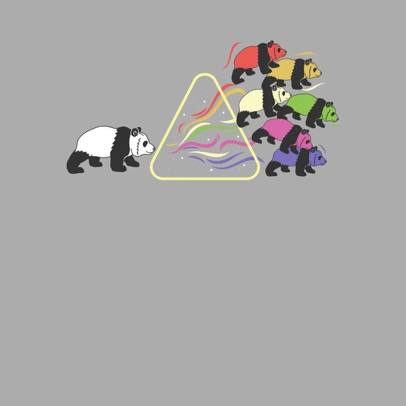 Prism Panda Light Triangle Light Spectrum