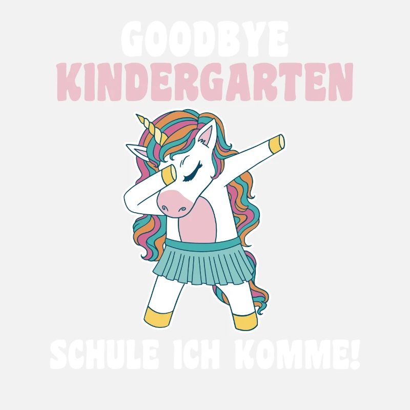 Schulkind Schulbeginn Einhorn Einschulung