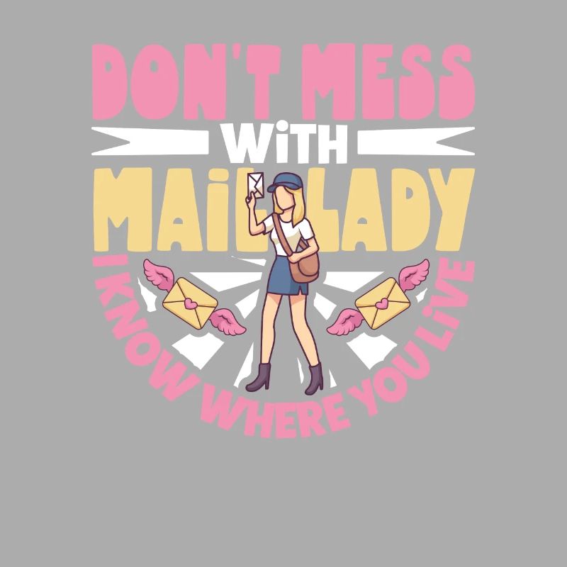 Postangestellte Postdame Postbote Post