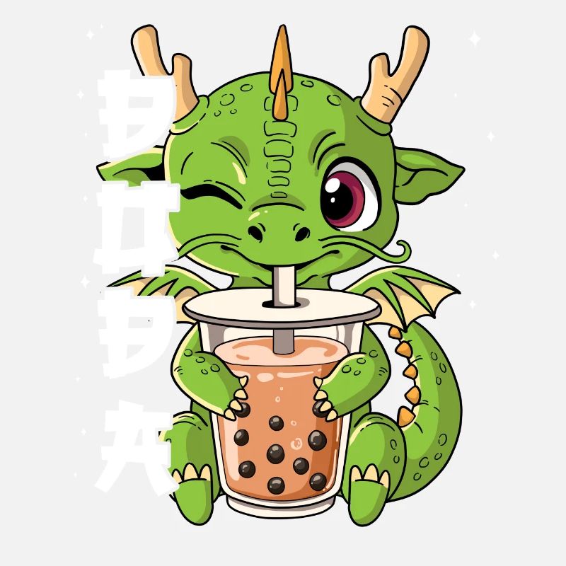 Boba Tea Dragon Bubble Tea