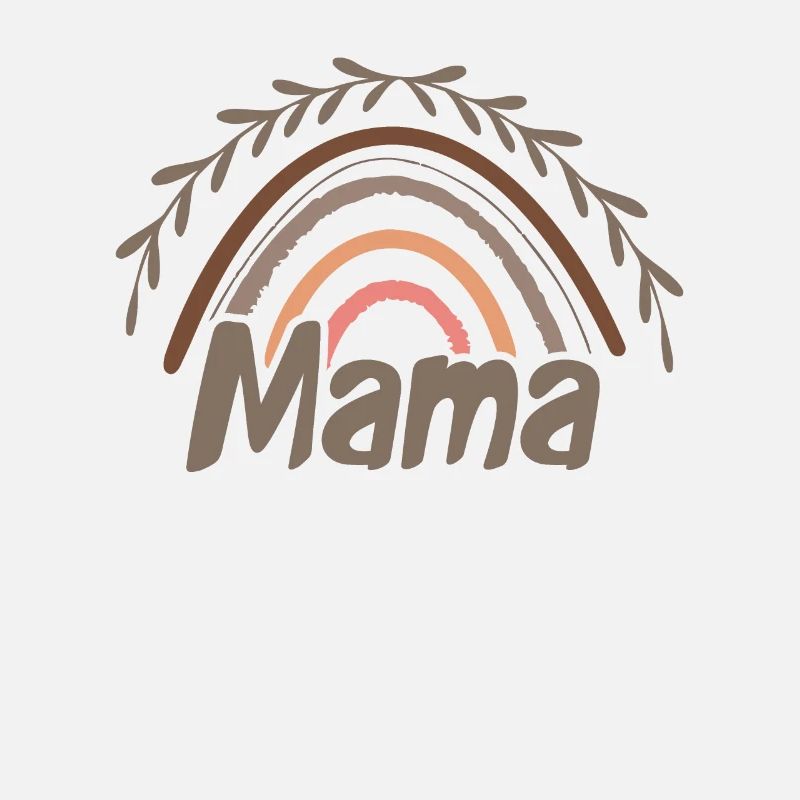Mama Pastell Regenbogen Liebe