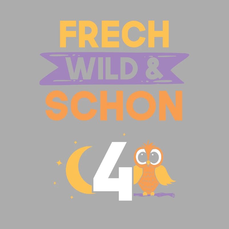 4 Jahre Geburtstag Junge Mädchen Eule