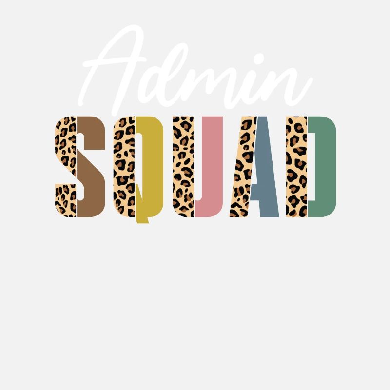 Admin squad leopard print