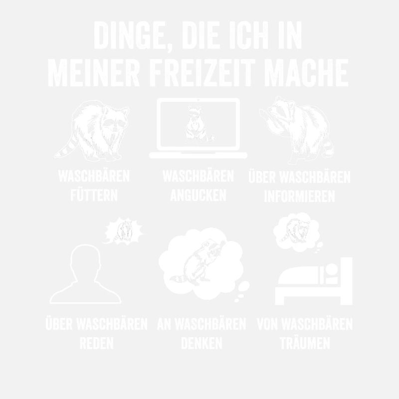 Tiermotiv Waschbär