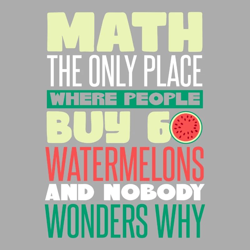 Math Pastèque drôle