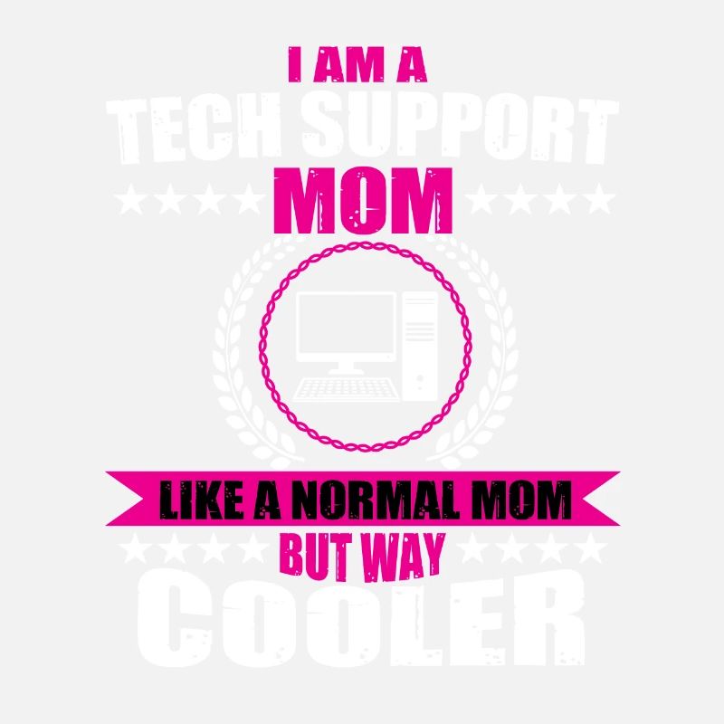 Drôle de support technique Tenue de maman