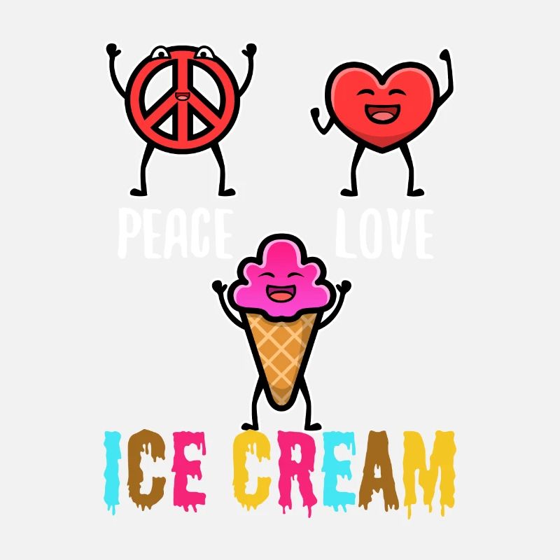 Crème glacée Peace Love